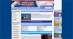 Desktop Screenshot of minnesotatwinstickets.com